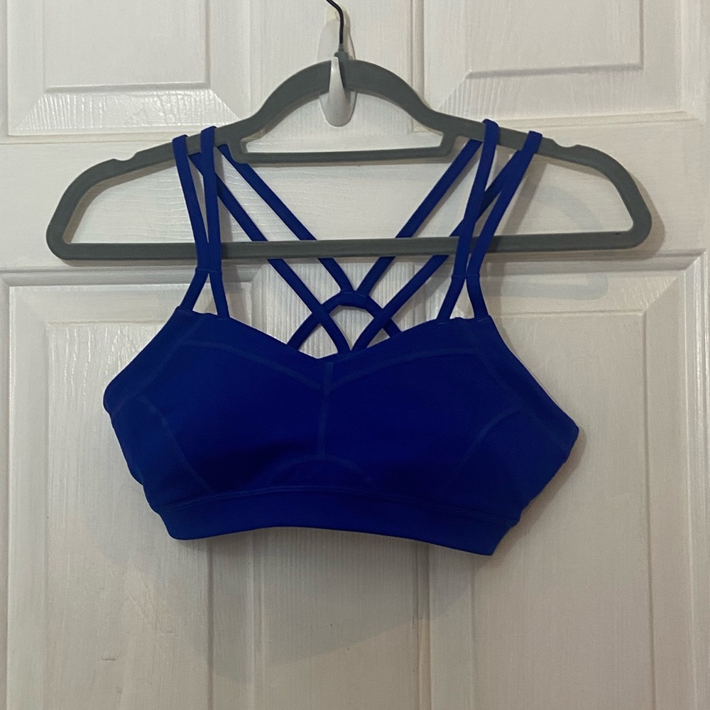 Zella Royal Blue Strappy Sports Bra